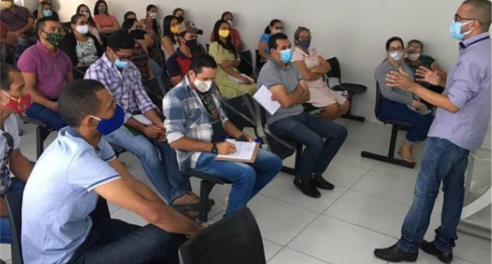 A Secretaria de Saúde em parceria com a Prefeitura Municipal de Ouro Branco promove treinamento: e-Sus Atenção Básica